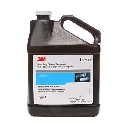 3M Super Duty Rubbing Compound - 05955 - 05954 - gallons - quarts