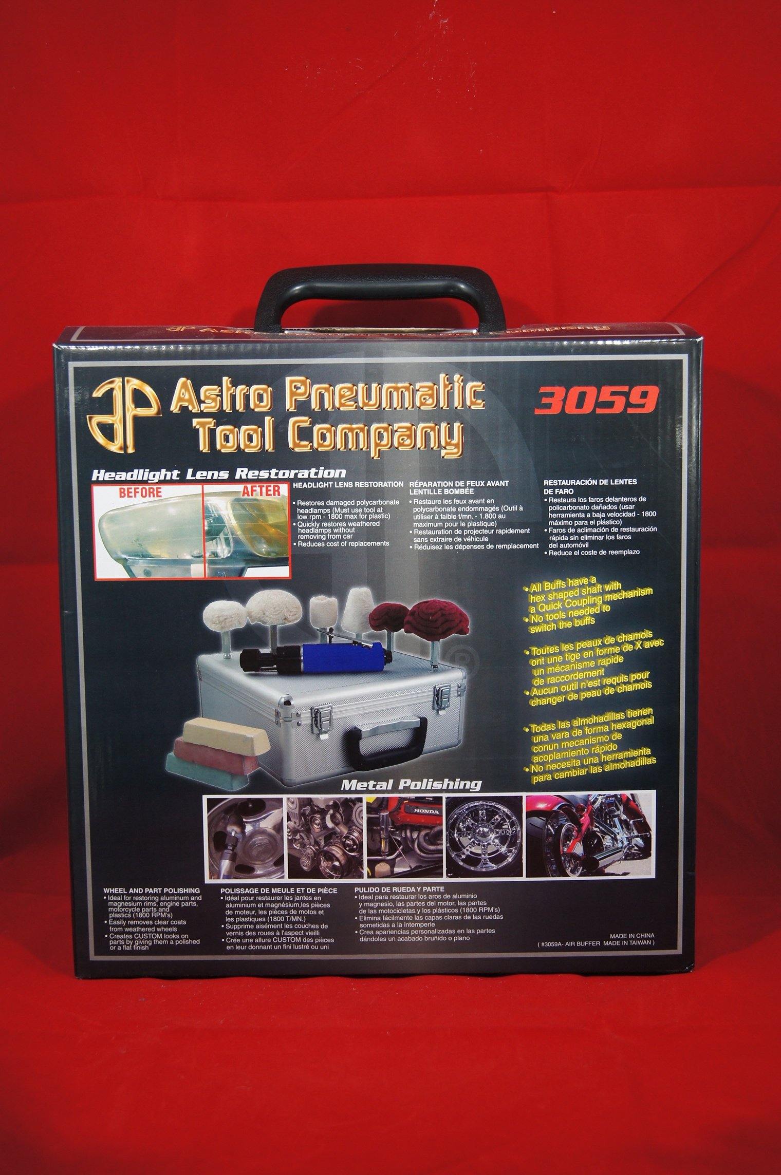 Astro Pneumatic Headlight Restoration & Metal Polishing Kit 3059