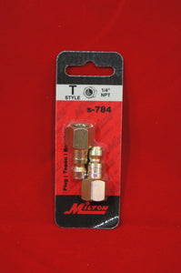 Milton 1/4" female fitting plug s784 (2pk) - MES PAINT