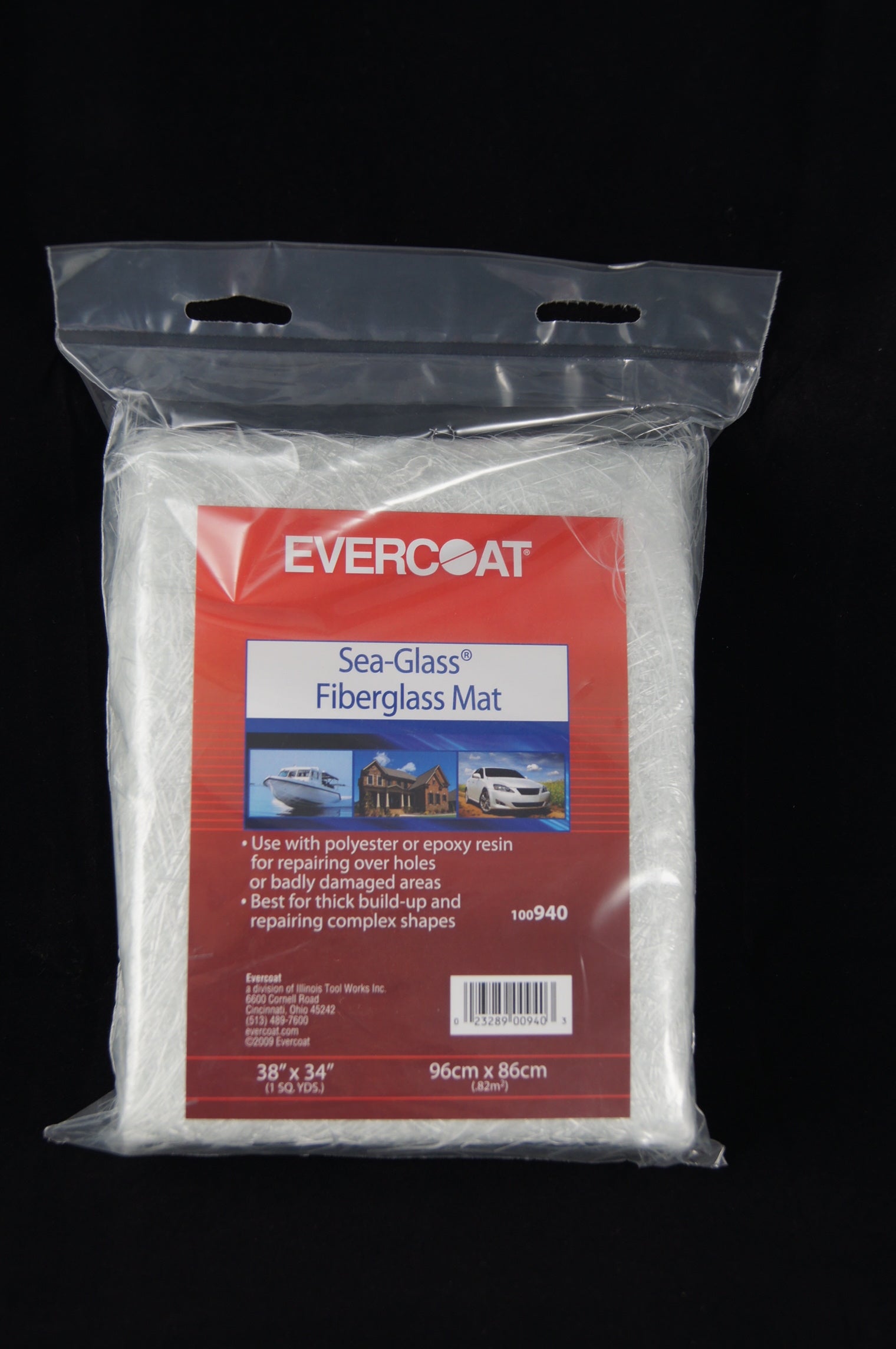 Evercoat Sea Glass Fiberglass Mat 38