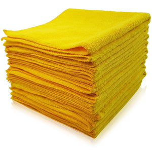 Yellow Microfiber Towels | Auto Detailing Supplies | MES - MES PAINT